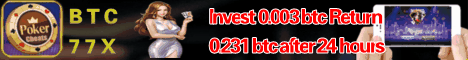 Invest 0.005 BTC , Return 0.385 btc after 24 hours